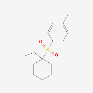 1-(1-Ethylcyclohex-2-ene-1-sulfonyl)-4-methylbenzene