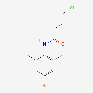 molecular formula C12H15BrClNO B1414738 N-(4-bromo-2,6-dimethylphenyl)-4-chlorobutanamide CAS No. 1021021-78-2