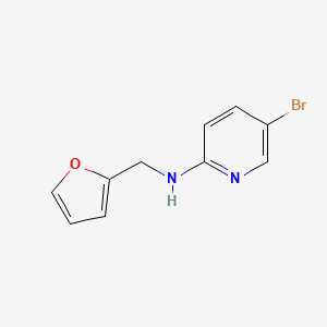 molecular formula C10H9BrN2O B1414743 N-(5-Bromo-2-pyridinyl)-N-(2-furylmethyl)amine CAS No. 1036508-05-0
