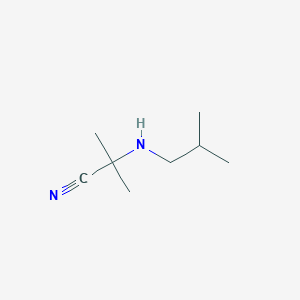 2-Methyl-2-[(2-methylpropyl)amino]propanenitrile
