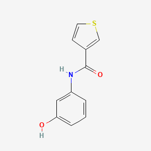 N-(3-hydroxyphenyl)thiophene-3-carboxamide