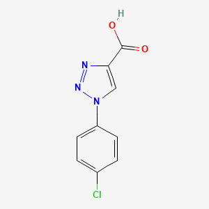 molecular formula C9H6ClN3O2 B1414751 1-(4-chlorophenyl)-1H-1,2,3-triazole-4-carboxylic acid CAS No. 113934-32-0