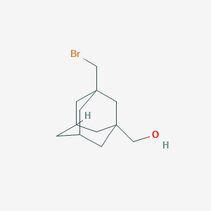 [3-(Bromomethyl)tricyclo[3.3.1.1~3,7~]dec-1-yl]methanol