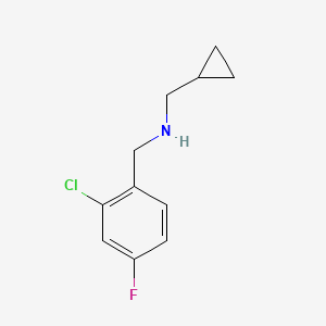 [(2-Chloro-4-fluorophenyl)methyl](cyclopropylmethyl)amine