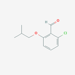 molecular formula C11H13ClO2 B1414759 2-Chloro-6-isobutoxybenzaldehyde CAS No. 1020960-35-3