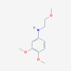 3,4-dimethoxy-N-(2-methoxyethyl)aniline