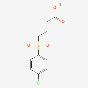 molecular formula C10H11ClO4S B1414763 4-(4-氯苯磺酰)丁酸 CAS No. 29193-68-8