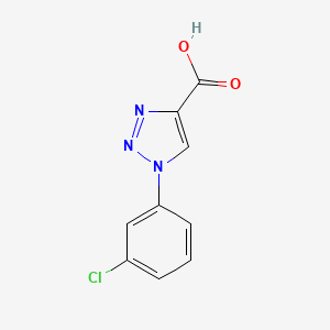 molecular formula C9H6ClN3O2 B1414770 1-(3-chlorophenyl)-1H-1,2,3-triazole-4-carboxylic acid CAS No. 944901-58-0