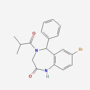 7-bromo-4-isobutyryl-5-phenyl-4,5-dihydro-1H-benzo[e][1,4]diazepin-2(3H)-one