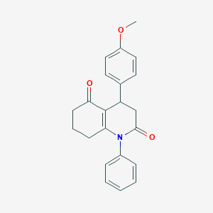 4-(4-methoxyphenyl)-1-phenyl-4,6,7,8-tetrahydro-3H-quinoline-2,5-dione