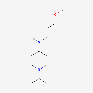molecular formula C12H26N2O B1414780 N-(3-methoxypropyl)-1-(propan-2-yl)piperidin-4-amine CAS No. 1038235-85-6