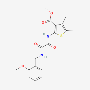 Methyl 2-({[(2-methoxybenzyl)amino](oxo)acetyl}amino)-4,5-dimethylthiophene-3-carboxylate