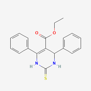 Ethyl 4,6-diphenyl-2-sulfanyl-1,6-dihydropyrimidine-5-carboxylate