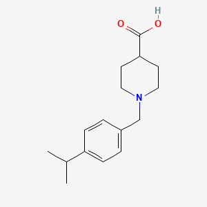 1-[(4-propan-2-ylphenyl)methyl]piperidine-4-carboxylic Acid