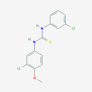 1-(3-Chloro-4-methoxyphenyl)-3-(3-chlorophenyl)thiourea