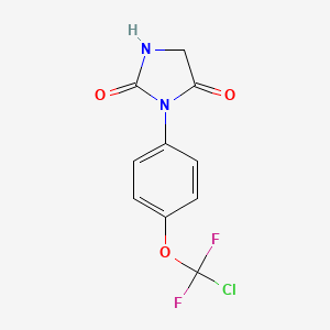 3-{4-[Chloro(difluoro)methoxy]phenyl}imidazolidine-2,4-dione