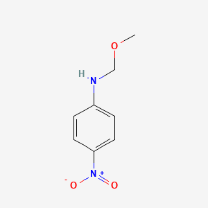 molecular formula C8H10N2O3 B14147857 Benzenamine, N-(methoxymethyl)-4-nitro- CAS No. 88919-97-5