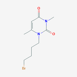 1-(4-Bromobutyl)-3,6-dimethyluracil