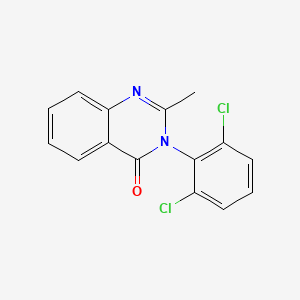 4(3H)-Quinazolinone, 3-(2,6-dichlorophenyl)-2-methyl-