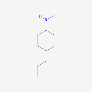 molecular formula C10H21N B1414789 N-methyl-4-propylcyclohexan-1-amine CAS No. 1042584-67-7