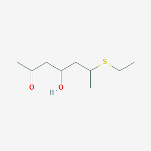 6-Ethylthio-4-hydroxy-2-heptanone