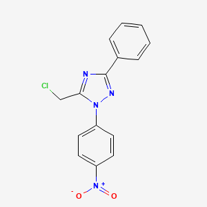 5-(Chloromethyl)-1-(4-nitrophenyl)-3-phenyl-1H-1,2,4-triazole