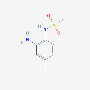 molecular formula C8H12N2O2S B1414792 N-(2-氨基-4-甲基苯基)甲磺酰胺 CAS No. 71173-42-7