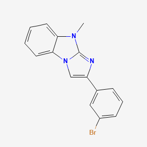 2-(3-bromophenyl)-9-methyl-9H-imidazo[1,2-a]benzimidazole