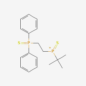 tert-Butyl[2-(diphenylphosphorothioyl)ethyl]sulfanylidenephosphanium