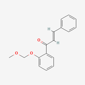 molecular formula C17H16O3 B14147979 (E)-1-[2-(methoxymethoxy)phenyl]-3-phenylprop-2-en-1-one CAS No. 40524-63-8