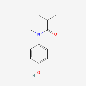 molecular formula C11H15NO2 B1414804 N-(4-hydroxyphenyl)-N,2-dimethylpropanamide CAS No. 1042580-33-5