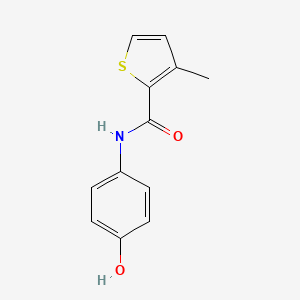 molecular formula C12H11NO2S B1414805 N-(4-羟基苯基)-3-甲基噻吩-2-甲酰胺 CAS No. 1038241-72-3