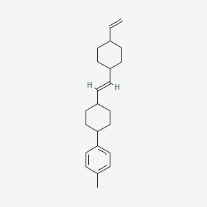 1-[trans-4-[(1E)-2-(trans-4-Ethenylcyclohexyl)ethenyl]cyclohexyl]-4-methylbenzene