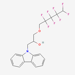 1-Carbazol-9-yl-3-(2,2,3,3,4,4,5,5-octafluoro-pentyloxy)-propan-2-ol