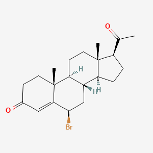 (6beta)-6-Bromopregn-4-ene-3,20-dione