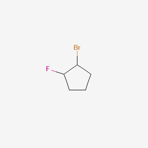 Cyclopentane, 1-bromo-2-fluoro-, cis-