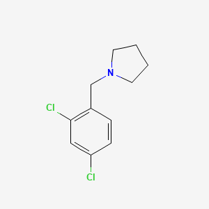 1-[(2,4-Dichlorophenyl)methyl]pyrrolidine