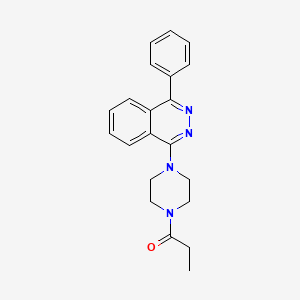 1-[4-(4-Phenylphthalazin-1-yl)piperazin-1-yl]propan-1-one