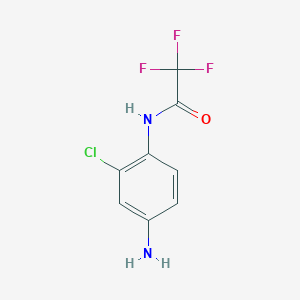 molecular formula C8H6ClF3N2O B1414820 N-(4-amino-2-chlorophenyl)-2,2,2-trifluoroacetamide CAS No. 766519-21-5