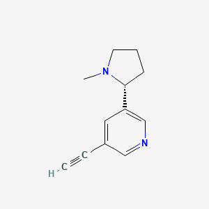 (R)-3-Ethynyl-5-(1-methylpyrrolidin-2-yl)pyridine