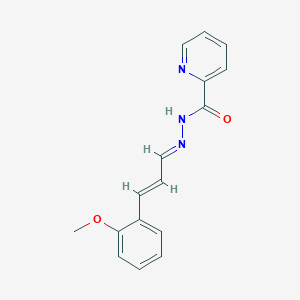 N'-[(1E,2E)-3-(2-methoxyphenyl)prop-2-en-1-ylidene]pyridine-2-carbohydrazide