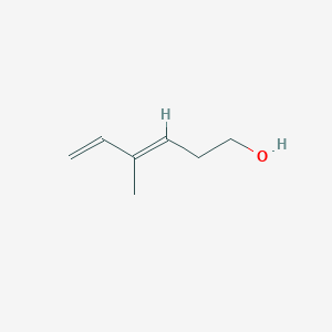 (3E)-4-methyl-3,5-hexadien-1-ol