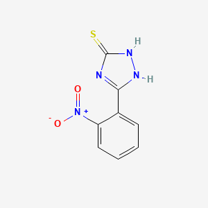 molecular formula C8H6N4O2S B14148249 5-(2-Nitrophenyl)-4H-1,2,4-triazole-3-thiol CAS No. 6219-49-4