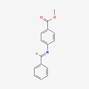 molecular formula C15H13NO2 B14148312 Methyl 4-(benzylideneamino)benzoate CAS No. 4112-09-8