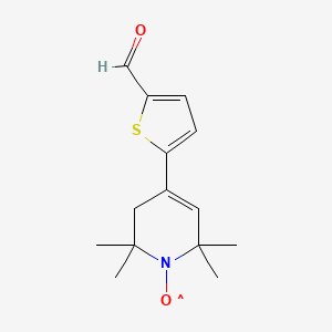 [4-(5-formylthiophen-2-yl)-2,2,6,6-tetramethyl-3,6-dihydropyridin-1(2H)-yl]oxidanyl