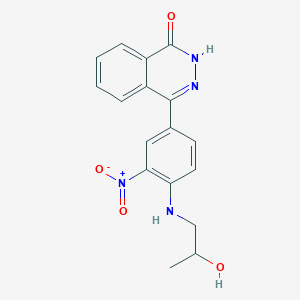 4-{4-[(2-hydroxypropyl)amino]-3-nitrophenyl}phthalazin-1(2H)-one