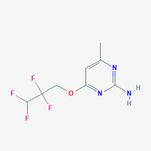 4-Methyl-6-(2,2,3,3-tetrafluoropropoxy)pyrimidin-2-amine