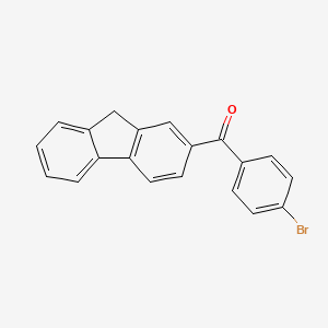 molecular formula C20H13BrO B14148344 (4-bromophenyl)(9H-fluoren-2-yl)methanone CAS No. 4742-36-3