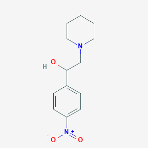 molecular formula C13H18N2O3 B14148403 1-(4-Nitrophenyl)-2-(piperidin-1-yl)ethanol CAS No. 92033-77-7