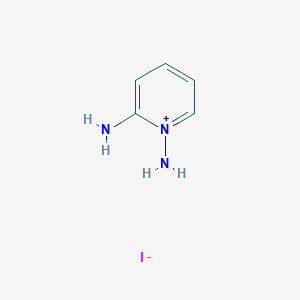 molecular formula C5H8IN3 B14148502 1,2-Diaminopyridinium iodide CAS No. 4931-36-6